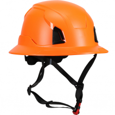 PIP 280-HP1491R-FB-03, Traverse, Safety Helmets, Orange, OS, Full Brim, Non, Vented, Industrial Safe